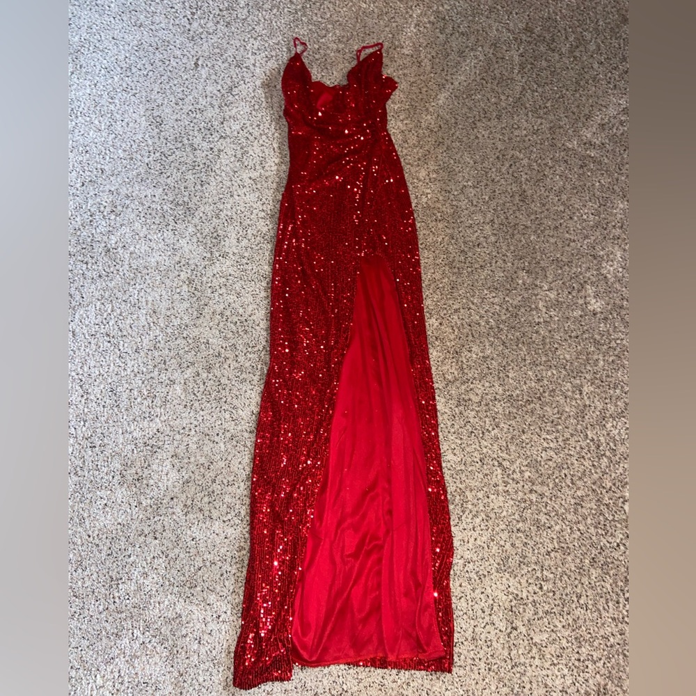 Windsor red sequin dress